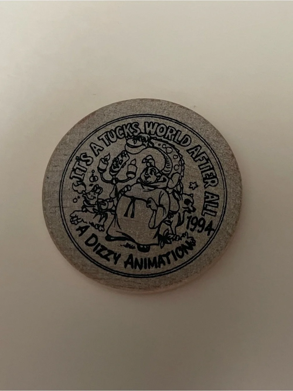 Krewe of Tucks Wooden Coin